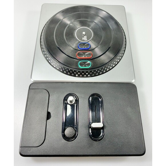 DJ Hero Wireless Turntable Controller Sony PlayStation 2 & 3 No Dongle Tested - Picture 4 of 12